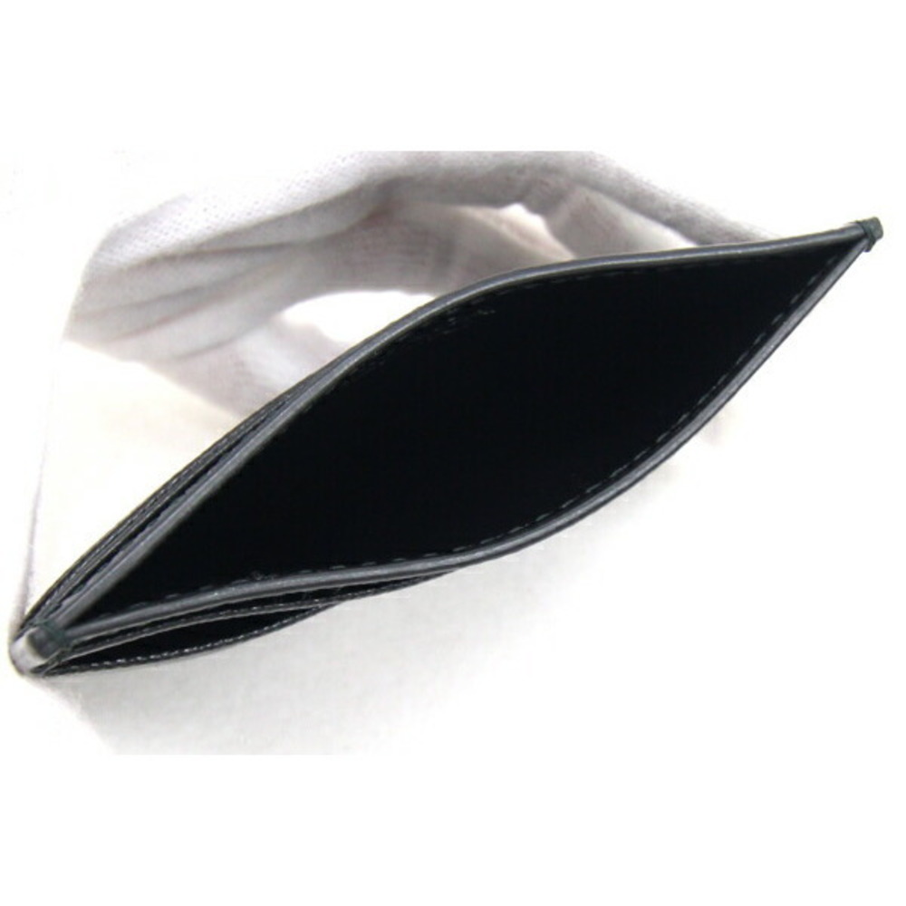 Prada Triangular Case Passports Leather Black Car… - image 3